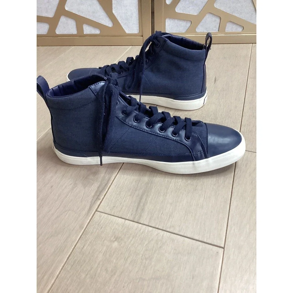 Polo Ralph Lauren Men's Clarke Fashion Hi Top Sneaker 13 D Blue